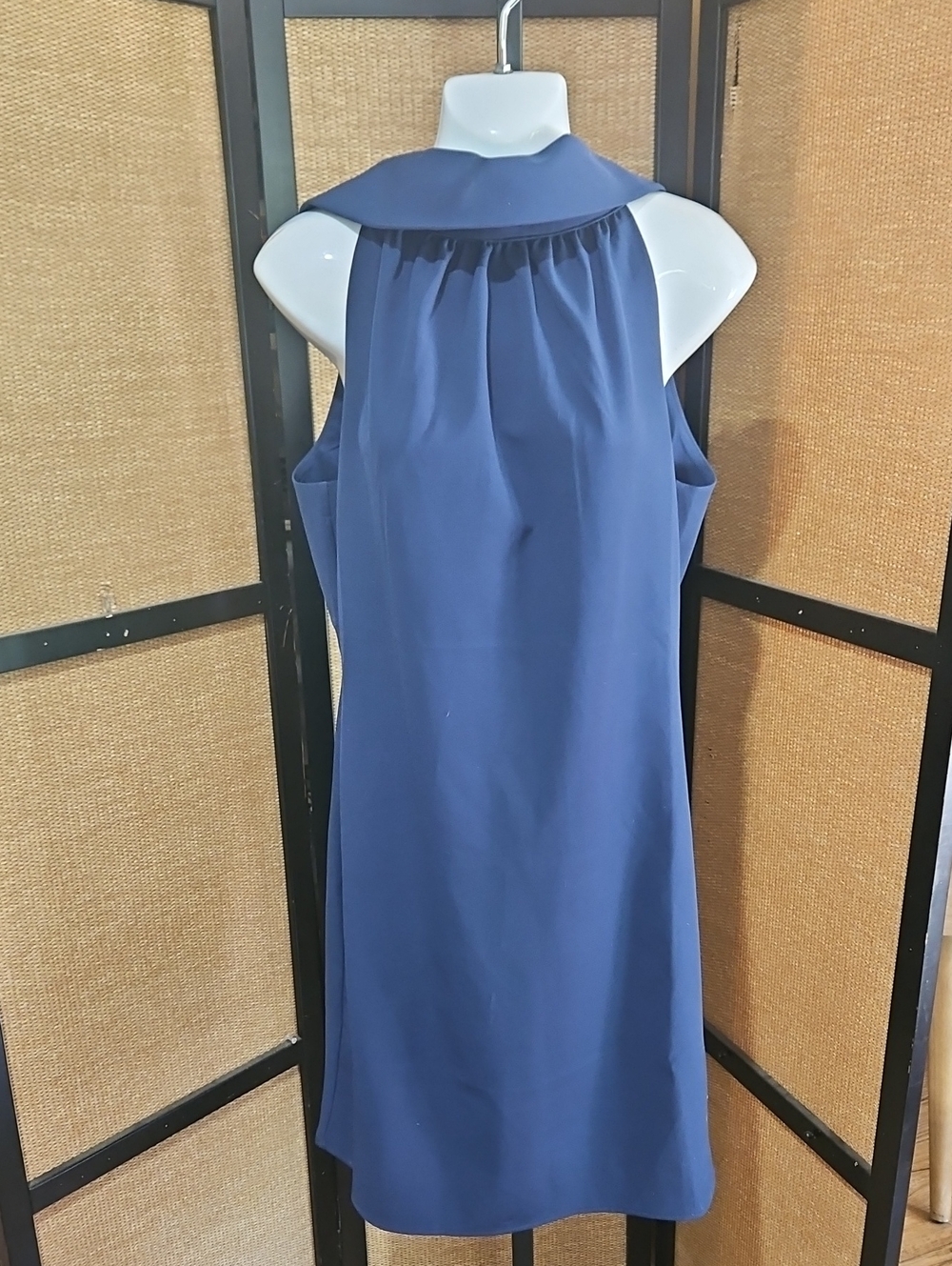 Sail to Sable Navy Halter Dress